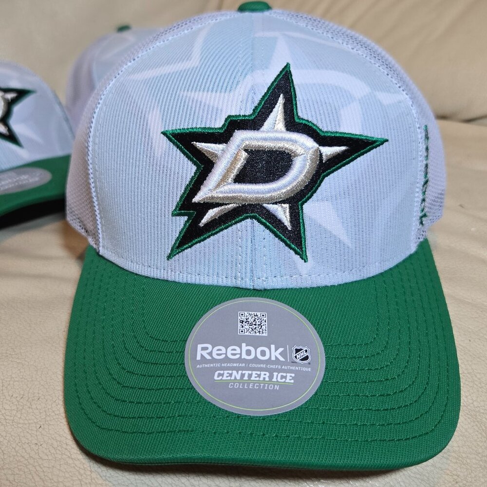 NHL Dallas Stars Reebok Adult Mesh Back Adjustable Fit Cap Hat Beanie NEW!